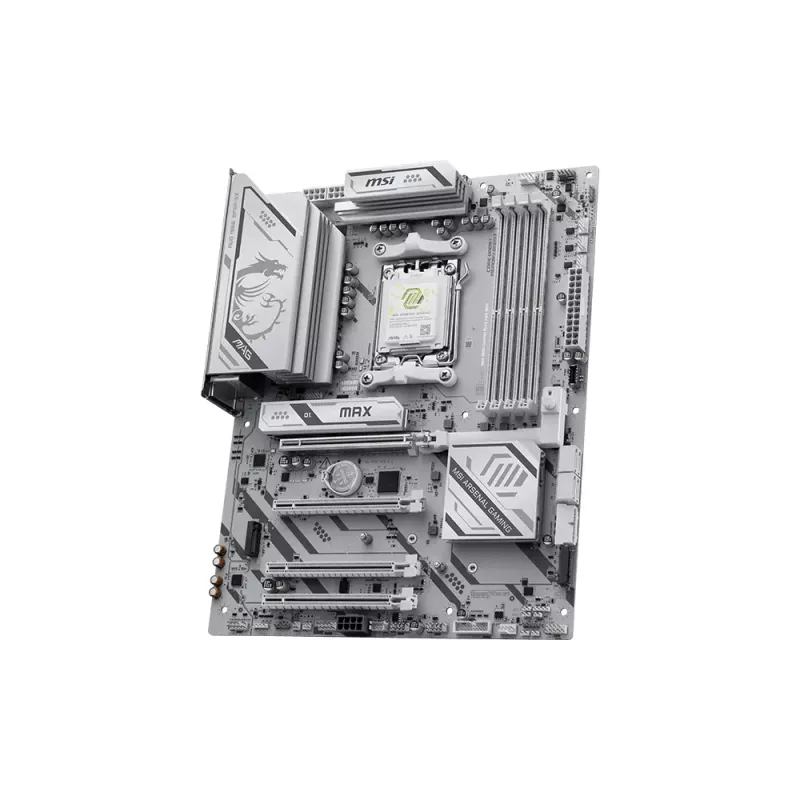Pagrindinė plokštė MSI MAG B850 GAMING PLUS MAX WIFI (AM5) — Socket AM5, B850 mikroschemų rinkinys, ATX, Wi‑Fi