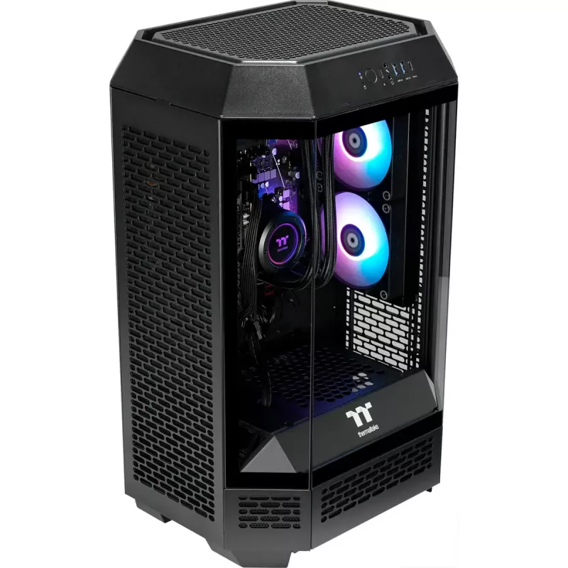 Stalinis kompiuteris THERMALTAKE FTW T300 5060 juodas/skaidrus, Windows 11 Pro