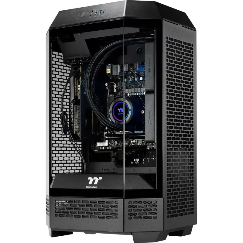 Stalinis kompiuteris THERMALTAKE FTW T300 5060 juodas/skaidrus, Windows 11 Pro