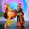 Unicorn Academy, Valentina & Cinder Power of Friendship rinkinys, velykinių dovanų idėja, lėlės ir vienaragių žaislai, permatomas balnas ir 2 galios priedai