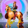 Unicorn Academy, Valentina & Cinder Power of Friendship rinkinys, velykinių dovanų idėja, lėlės ir vienaragių žaislai, permatomas balnas ir 2 galios priedai