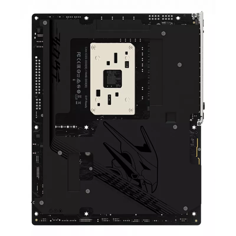 GIGABYTE X870E AORUS MASTER X3D Pagrindinė plokštė – palaiko AMD Ryzen 9000 procesorius, 18+2+2 fazių skaitmeninį VRM, iki 9000 Hz DDR5 (OC), 2xPCIe 5.0 + 3xPCIe 4.0, Wi-Fi 7, 10GbE LAN, USB 4