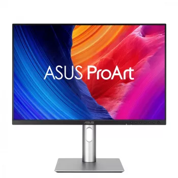 Kompiuterio monitorius ASUS ProArt PA248QFV 24,1 colio (61,2 cm) WUXGA 1920x1200 IPS LCD, 5 ms, 350 cd/m², USB 3.2 šakotuvas, garsiakalbiai, VESA, sidabrinis