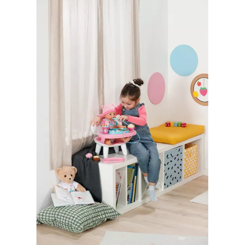 BABY born Pietų stalas, Lėlės stalas, 3 m., Reikalingos baterijos, Garso efektai, Šviesos efektai
