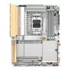 GIGABYTE X870E AERO X3D WOOD pagrindinė plokštė – palaiko AMD Ryzen 9000 procesorius, 16+2+2 fazių skaitmeninį VRM, iki 9000 Hz DDR5 (OC), 2xPCIe 5.0 + 2xPCIe 4.0, Wi-Fi 7, 5GbE LAN, USB 4