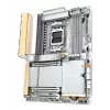 GIGABYTE X870E AERO X3D WOOD pagrindinė plokštė – palaiko AMD Ryzen 9000 procesorius, 16+2+2 fazių skaitmeninį VRM, iki 9000 Hz DDR5 (OC), 2xPCIe 5.0 + 2xPCIe 4.0, Wi-Fi 7, 5GbE LAN, USB 4