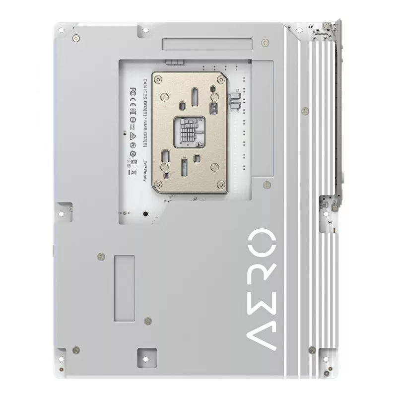 GIGABYTE X870E AERO X3D WOOD pagrindinė plokštė – palaiko AMD Ryzen 9000 procesorius, 16+2+2 fazių skaitmeninį VRM, iki 9000 Hz DDR5 (OC), 2xPCIe 5.0 + 2xPCIe 4.0, Wi-Fi 7, 5GbE LAN, USB 4