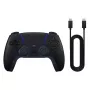 „Sony DualSense“ žaidimų pultas, juodas – „Bluetooth“ / USB, PS5 ir PC, USB-C, įmontuota ličio jonų baterija