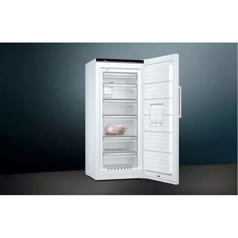 Siemens GS51NAWCV šaldiklis Vertikalus šaldiklis Laisvai pastatomas 290 L Balta