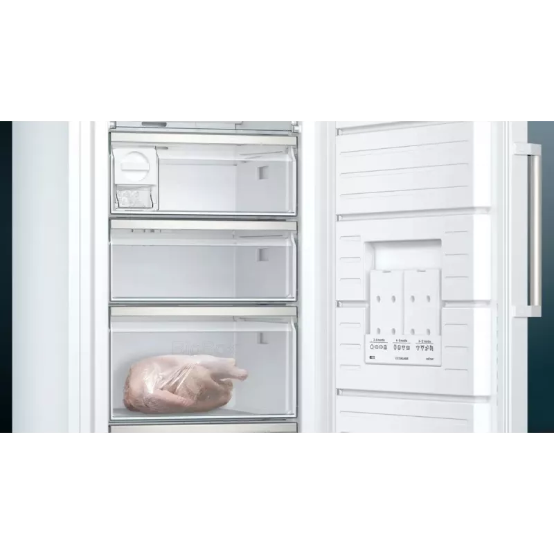 Siemens GS51NAWCV šaldiklis Vertikalus šaldiklis Laisvai pastatomas 290 L Balta