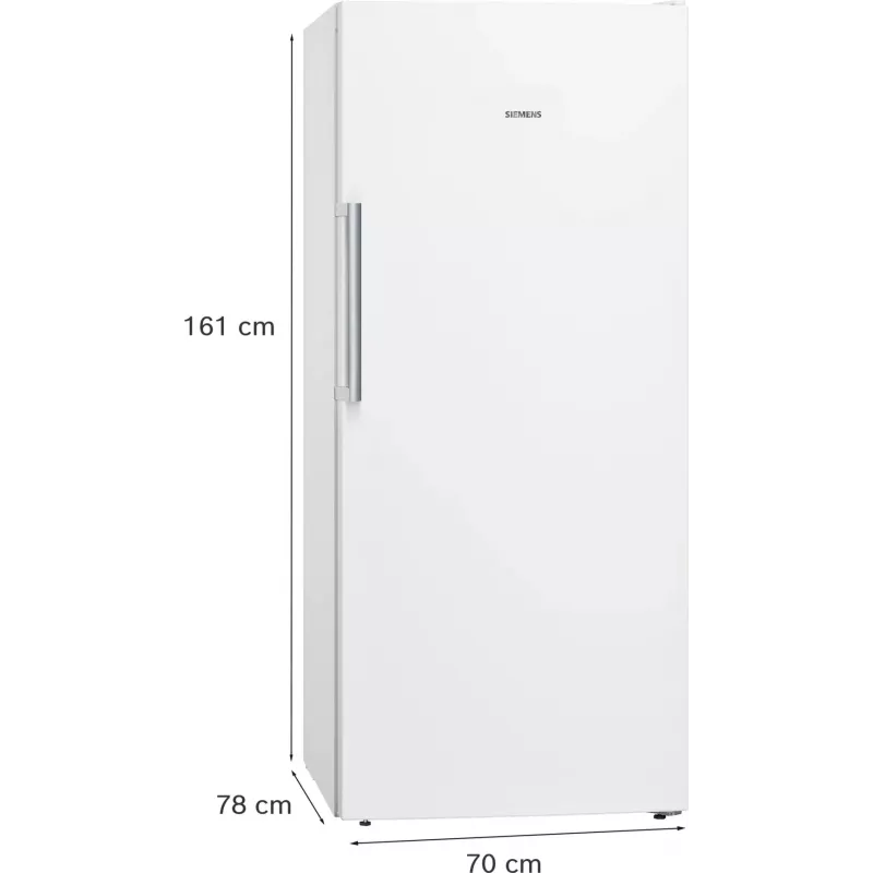 Siemens GS51NAWCV šaldiklis Vertikalus šaldiklis Laisvai pastatomas 290 L Balta