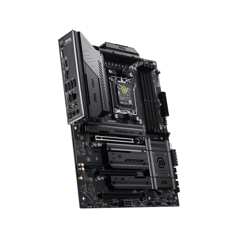 Pagrindinė plokštė MSI MAG B850 TOMAHAWK MAX WIFI II — AMD B850, lizdas AM5, ATX, DDR5, Wi‑Fi 7, 5GbE