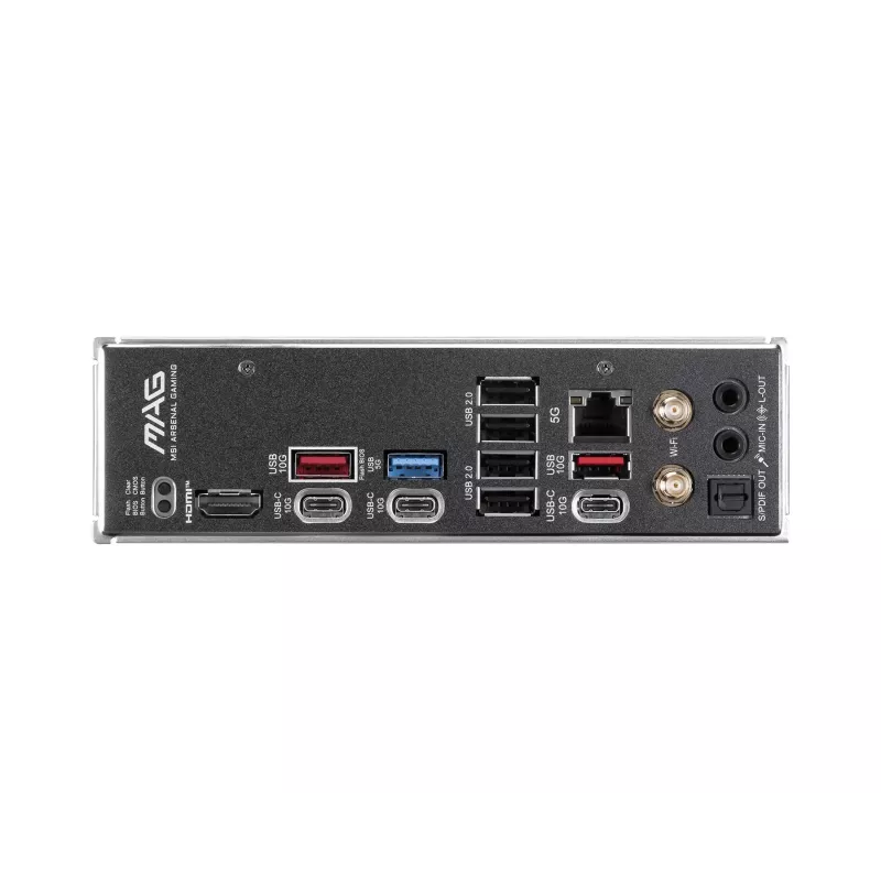 Pagrindinė plokštė MSI MAG B850 TOMAHAWK MAX WIFI II — AMD B850, lizdas AM5, ATX, DDR5, Wi‑Fi 7, 5GbE