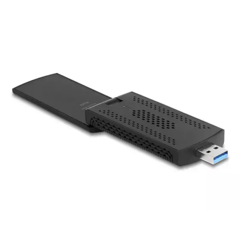 “DeLOCK 12774” tinklo plokštė WLAN 2402 Mbit/s USB Wi-Fi 6E
