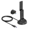 “DeLOCK 12774” tinklo plokštė WLAN 2402 Mbit/s USB Wi-Fi 6E