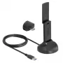 “DeLOCK 12774” tinklo plokštė WLAN 2402 Mbit/s USB Wi-Fi 6E