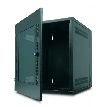 APC NetShelter 13U sieninė spinta stiklinėmis durelėmis dvigubai atverčiama serverio gyliui