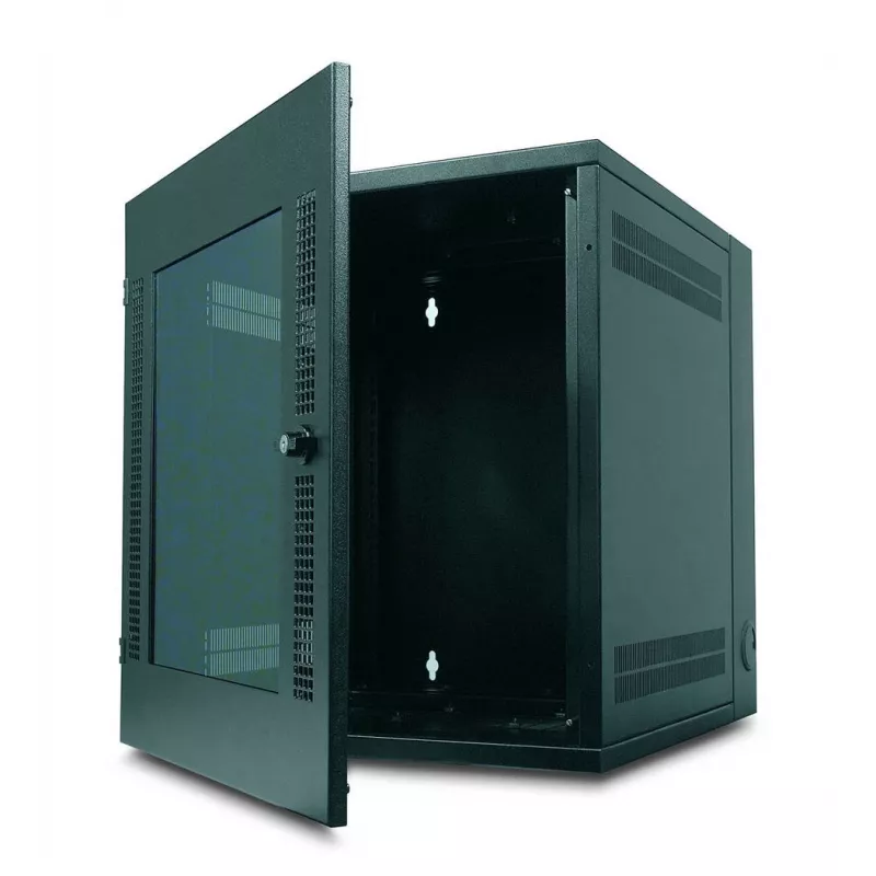 APC NetShelter 13U sieninė spinta stiklinėmis durelėmis dvigubai atverčiama serverio gyliui