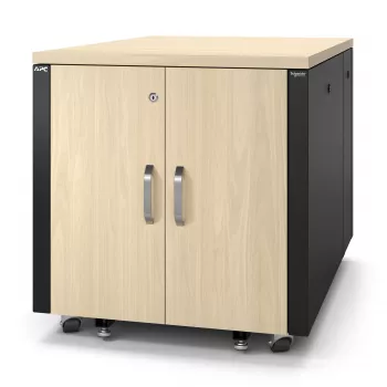 APC NetShelter Soundproof, 12U, Serverinė spinta, Klevas