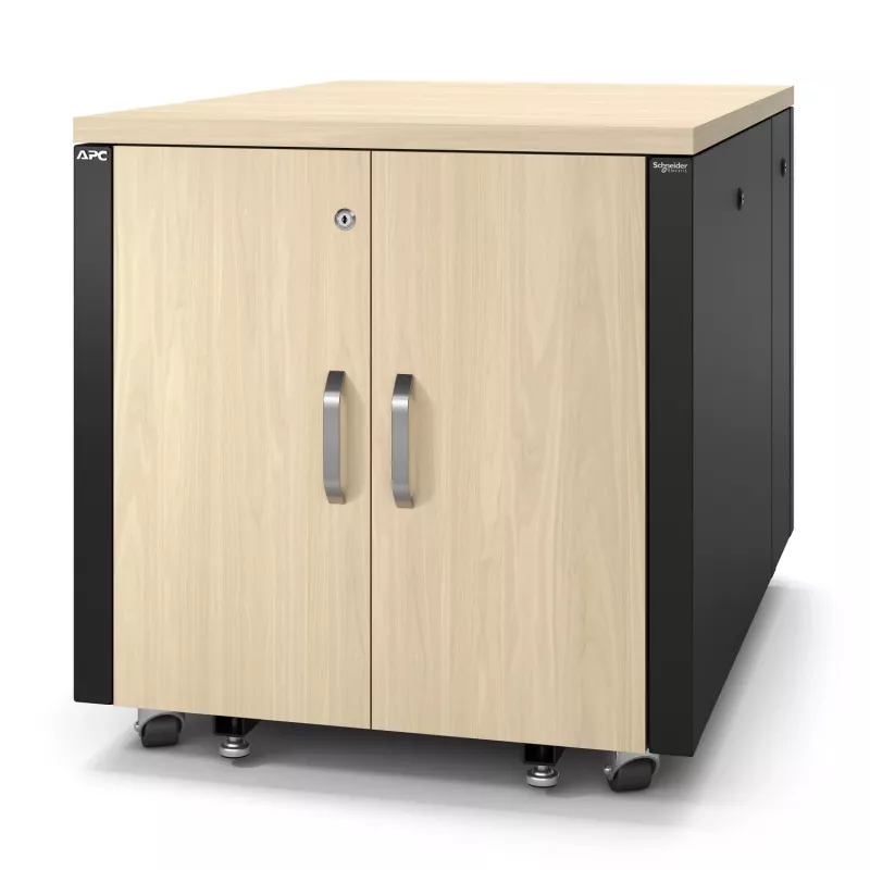 APC NetShelter Soundproof, 12U, Serverinė spinta, Klevas