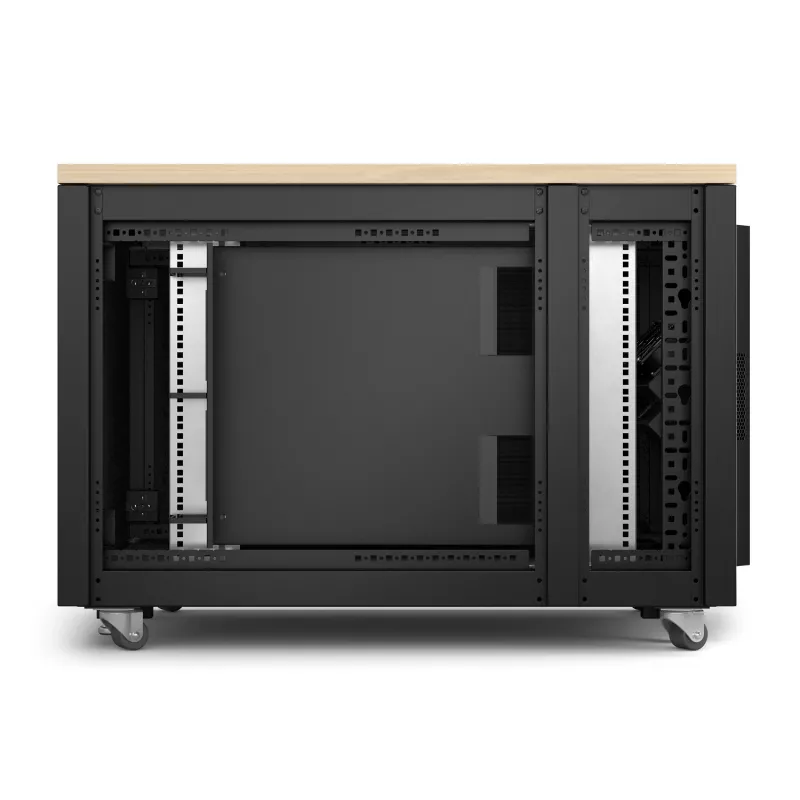APC NetShelter Soundproof, 12U, Serverinė spinta, Klevas
