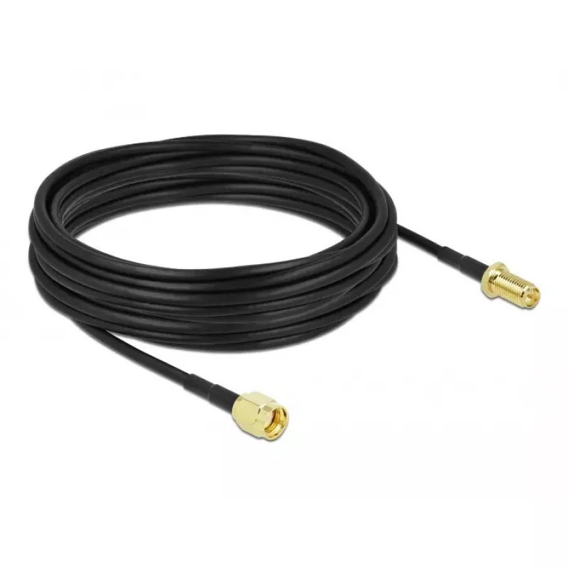 Antenos kabelis DeLOCK RP-SMA kištukas į RP-SMA lizdą LMR/CFD100 10 m