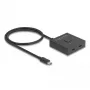 USB šakotuvas DeLOCK 18911 Type-C 10000 Mbit/s juoda