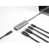 DeLOCK USB Hub 5 Gbps 2 Port USB Type-C ir 2 Port Type-A Pilkas Metalas
