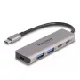 DeLOCK USB Hub 5 Gbps 2 Port USB Type-C ir 2 Port Type-A Pilkas Metalas