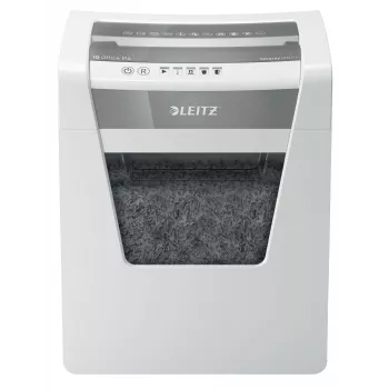 Leitz IQ Office popieriaus smulkintuvas P4, kryžminis smulkinimas, 22,3 cm, 4 x 40 mm, 23 l, 225 lapai, 55 dB