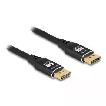 DeLOCK DisplayPort laidas 8K 60 Hz 5 m juodas metalinis
