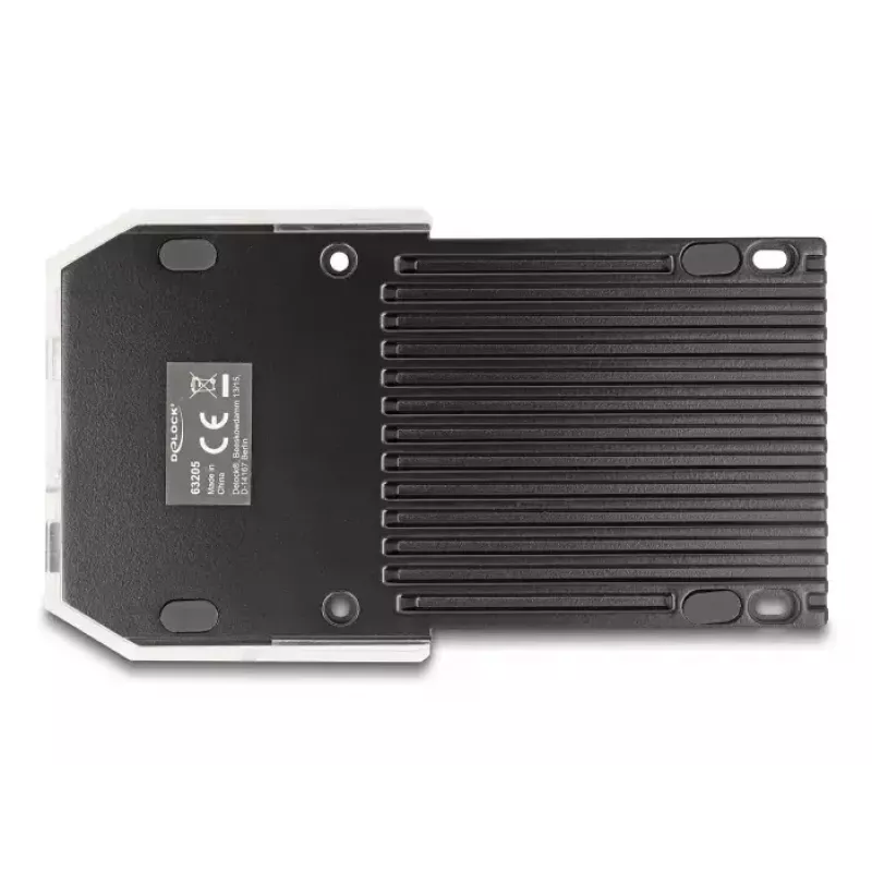 DeLOCK SuperSpeed USB prijungimo stotelė 2,5 colio SATA HDD SSD juoda