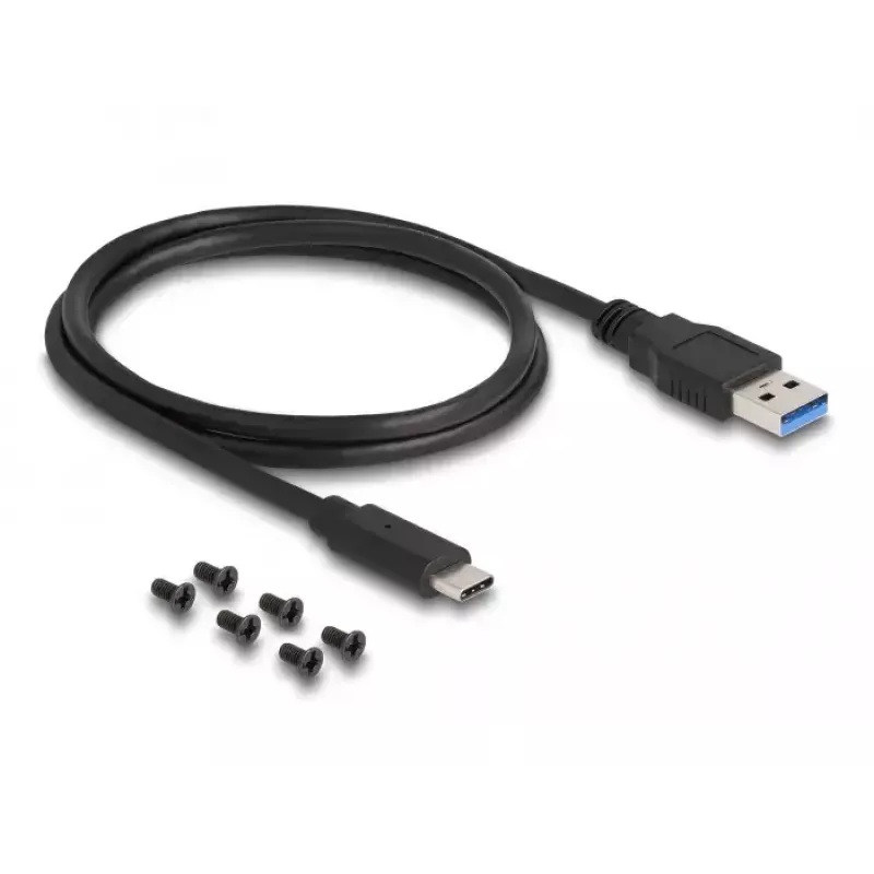 DeLOCK SuperSpeed USB prijungimo stotelė 2,5 colio SATA HDD SSD juoda