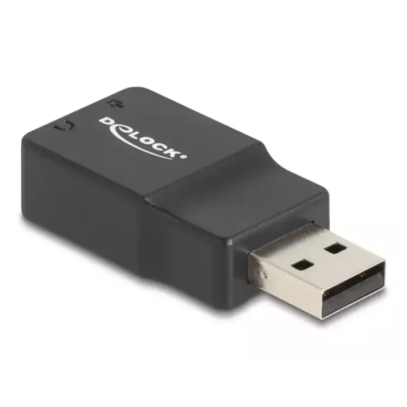 DeLOCK išorinė USB garso plokštė DeLOCK 66634 USB-A į 2 x 3,5 mm