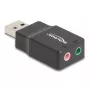 DeLOCK išorinė USB garso plokštė DeLOCK 66634 USB-A į 2 x 3,5 mm