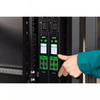 APC EasyPDU, perjungiamas, Zero U, 22 kW, 230 V, (30) C13 ir (6) C19；IEC309