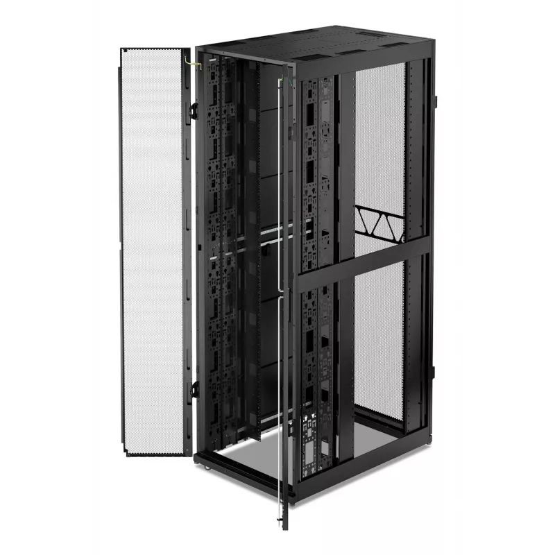 APC NetShelter SX, serverių spintos korpusas, 2-os kartos, 52U, 2436H x 800W x 1200D mm, su šonais, juodas