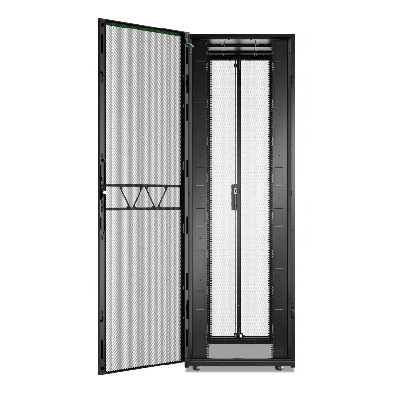 APC NetShelter SX, serverių spintos korpusas, 2-os kartos, 52U, 2436H x 800W x 1200D mm, su šonais, juodas