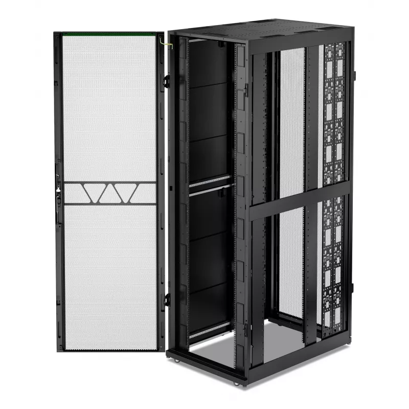 APC NetShelter SX, serverių spintos korpusas, 2-os kartos, 52U, 2436H x 800W x 1200D mm, su šonais, juodas