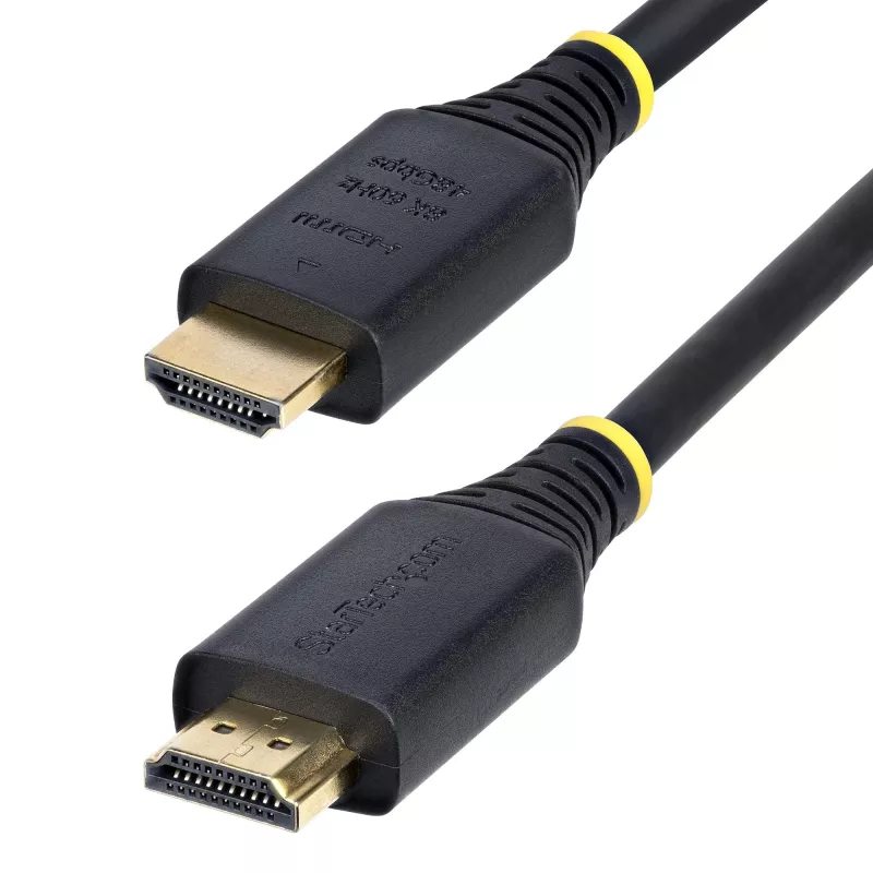StarTech.com 1 m (3 pėd.) sertifikuotas itin didelės spartos HDMI laidas, 8K 60 Hz / 4K 120 Hz, HDMI 2.1 laidas su HDR10+ / eARC, 48 Gbps, 8K HDMI laidas monitoriui / televizoriui / ekranui, lankstus TPE apvalkalas