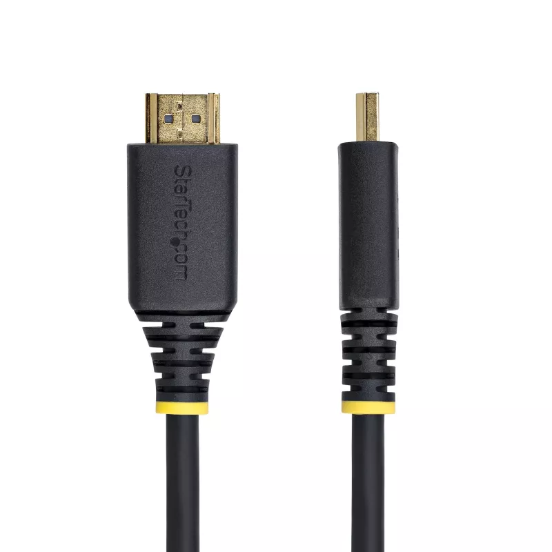StarTech.com 1 m (3 pėd.) sertifikuotas itin didelės spartos HDMI laidas, 8K 60 Hz / 4K 120 Hz, HDMI 2.1 laidas su HDR10+ / eARC, 48 Gbps, 8K HDMI laidas monitoriui / televizoriui / ekranui, lankstus TPE apvalkalas
