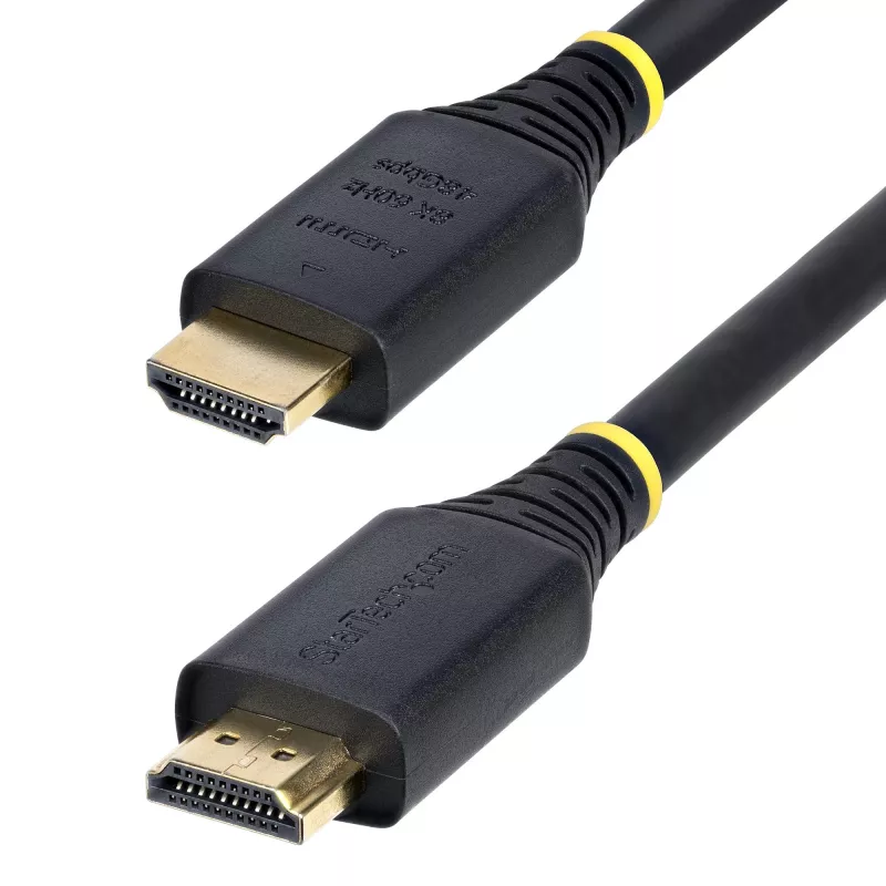 StarTech.com 5m (16ft) sertifikuotas itin didelės spartos HDMI laidas, 8K 60Hz/4K 120Hz, HDMI 2.1 laidas su HDR10+ / eARC, 48Gbps, 8K HDMI laidas monitoriui/TV/ekranui, lankstus TPE apvalkalas