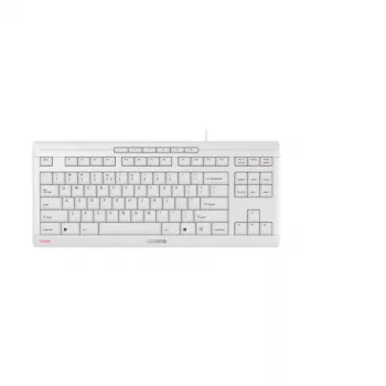 Klaviatūra CHERRY STREAM TKL Universali USB QWERTY Anglų Balta 93 klavišai
