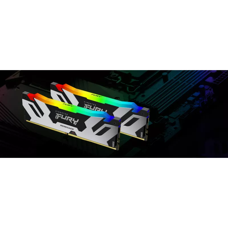 Stalinis RAM KINGSTON FURY Renegade RGB 48GB DDR5 6400MT/s CL32 288-pin DIMM 1.4V