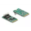 DeLOCK 95272 vidinė tinklo plokštė 2500 Mbit/s laidinis M.2 Ethernet
