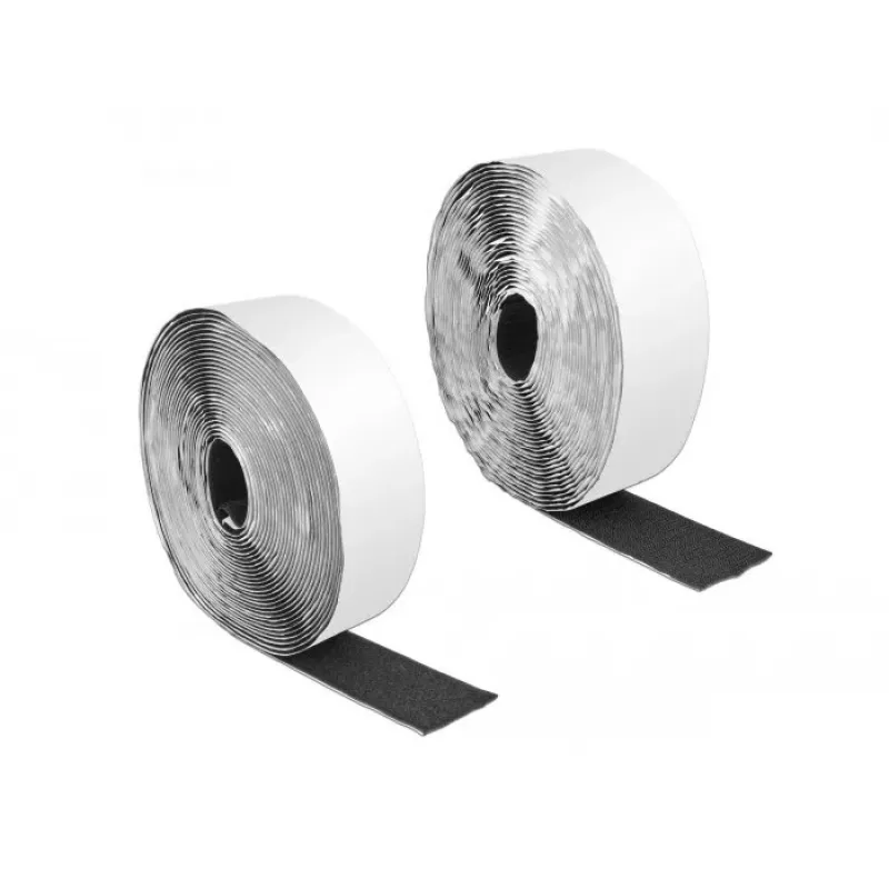 Lipnios juostelės Delock L 10 m x W 50 mm juoda