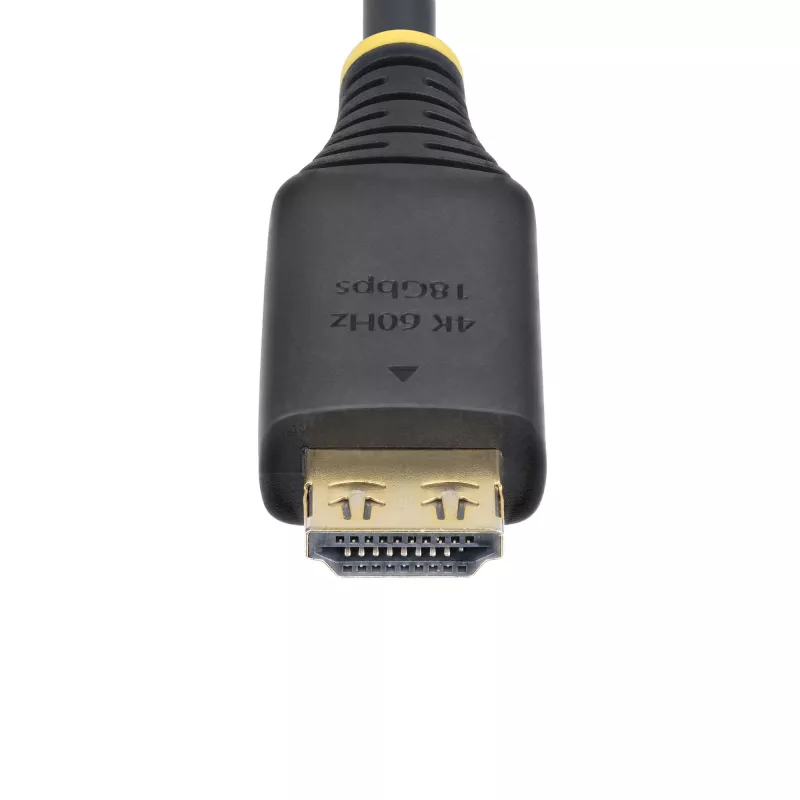 StarTech.com 1 m (3 pėd.) didelės spartos HDMI kabelis su sukibimo jungtimis, 4K 60 Hz / 1440p 144 Hz, HDR10 / HDCP 2.2 / ARC, 18 Gb/s, UHD HDMI laidas televizoriui / monitoriui / ekranui, TPE apvalkalas
