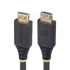 StarTech.com 50 cm (1,6 pėdos) didelės spartos HDMI laidas su fiksuojančiomis jungtimis, 4K 60 Hz / 1440p 144 Hz, HDR10 / HDCP 2.2 / ARC, 18 Gbps, UHD HDMI laidas televizoriui / monitoriui / ekranui, TPE apvalkalas