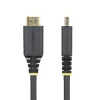 StarTech.com 50 cm (1,6 pėdos) didelės spartos HDMI laidas su fiksuojančiomis jungtimis, 4K 60 Hz / 1440p 144 Hz, HDR10 / HDCP 2.2 / ARC, 18 Gbps, UHD HDMI laidas televizoriui / monitoriui / ekranui, TPE apvalkalas
