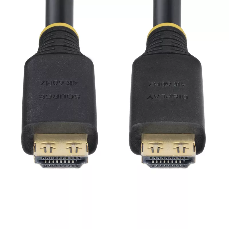StarTech.com 10m (33ft) aktyvus didelės spartos HDMI laidas su sugriebiančiomis jungtimis, 4K 60Hz/1440p 144Hz, HDR10/HDCP 2.2/ARC, 18Gbps, UHD HDMI laidas televizoriui/monitoriui/ekranui, TPE apvalkalas